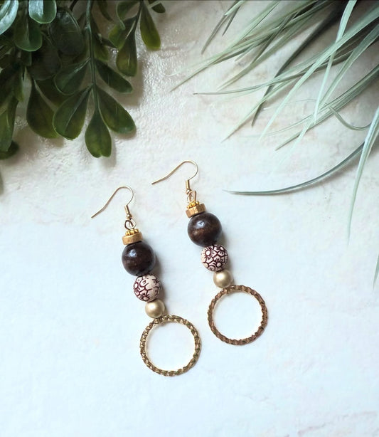 Brown and gold
